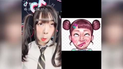 Cute Funny Face Show _ Tik Tok-