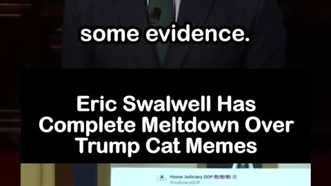 Eric Swalwell Has Complete Meltdown Over Trump Cat Memes