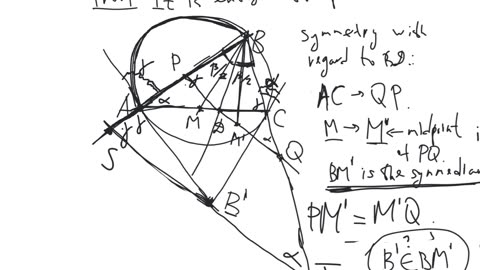 The symmedians and the tangential triangle of a triangle | plane geometry | advanced level