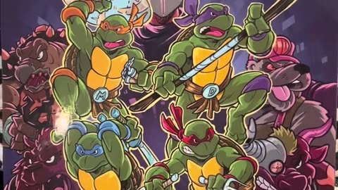 #TMNT Saturday Morning Adventures volume 1 quick review