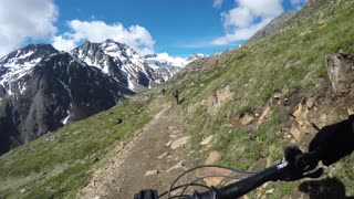 Solden Austria down hill mountain biking