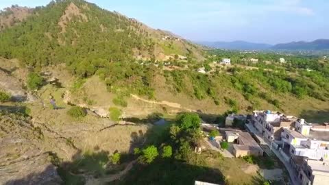 Arial view of Chowki azad kashmir