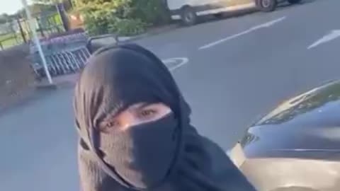 ENTITLED MUSLIN Woman Takes Up 2 Parking Spaces, then calls Man RACIST for questioning her