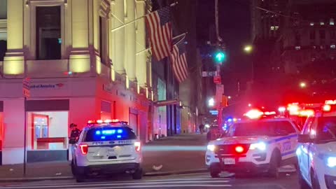 Police in Midtown Manhattan