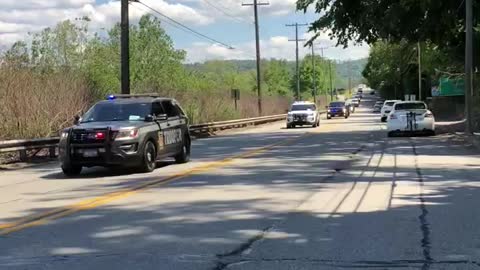 Vice President Pence Motorcade in East Deer PA