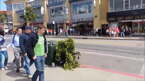 Prank bushman funny in San Francisco