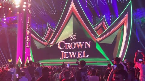 Brock Lesnar entrance Crown Jewels 2022