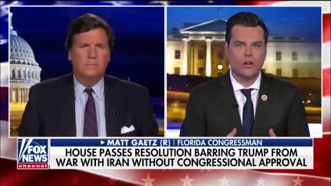 Gaetz explains voting with Democrats on war powers