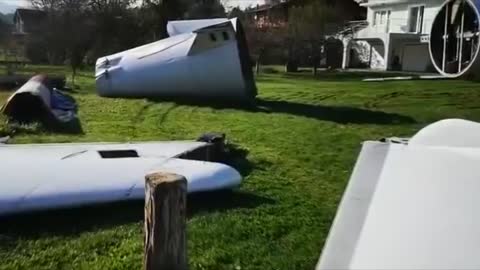 Man Assembles Fokker Plane In Garden As Events Venue