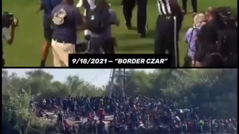 Border Czar Kamala Harris Enjoys Football and Ignores the Border