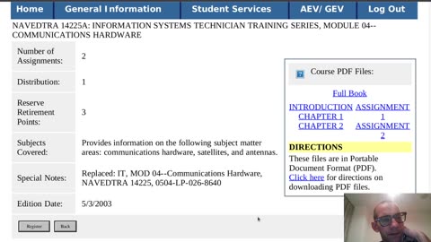 Summary of NAVEDTRA 14225A - Information Systems Technician (IT) Training Series, Module 04--Commu