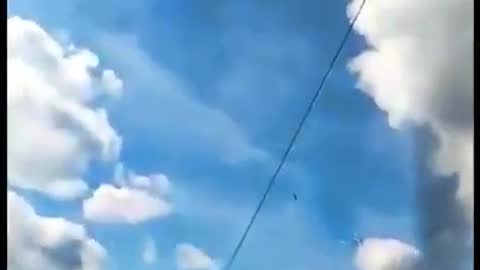 Pair of Russian Sukhoi Su-25 jets over Horlivka