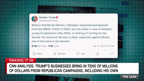 Trump’s Businesses Cash in Big on Republican Campaigns