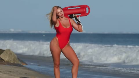 Sexy Baywatch Shoot with Antje Utgaard