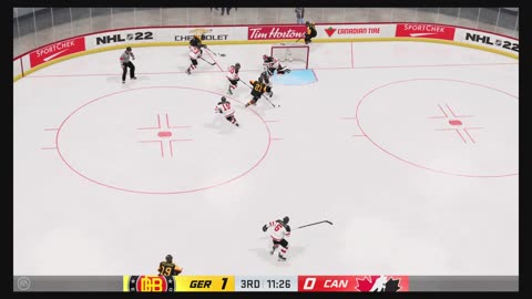 NHL22 (Ps5) Germany vs Canada Part3