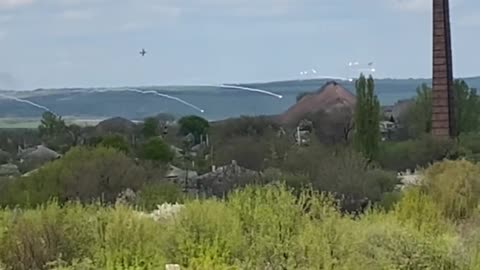 Ukraine War - A pair of Su-25 attack aircraft of the Russian Aerospace Forces