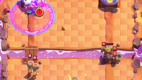 Clash Royale: 2/9 gameplay (how to use rage!)