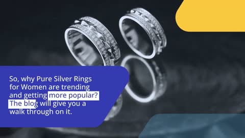 Pure Silver Rings For Women- Why They Are Getting More Popular?