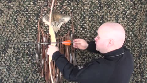 Archery Nock Setting On A Primitive / Recurve Bow