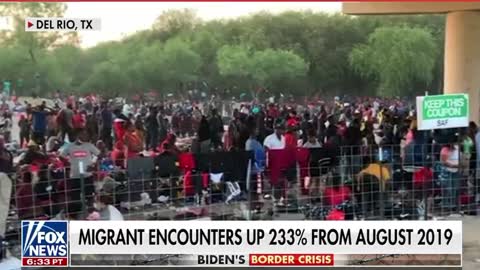 Migrant INVASION up 233%