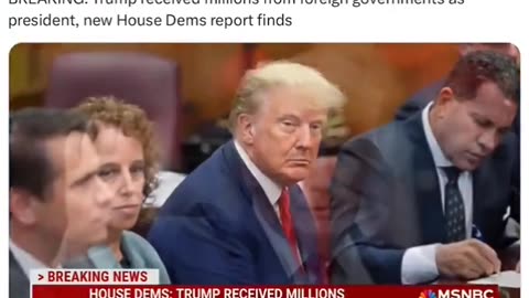 trump received millions from foreign governmentsas president, new House Dems report finds