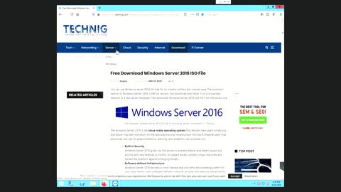 Server 2016 virtualisation