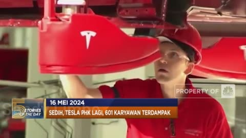 Perusahaan Tesla PHK Gelombang Ketiga Sebanyak 601 Karyawan