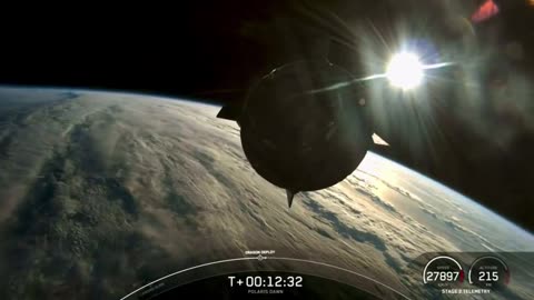 Incredible view of Earth from SpaceX.