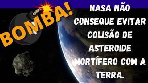 Bomba nasa não conseque evitar colisão de asteroide