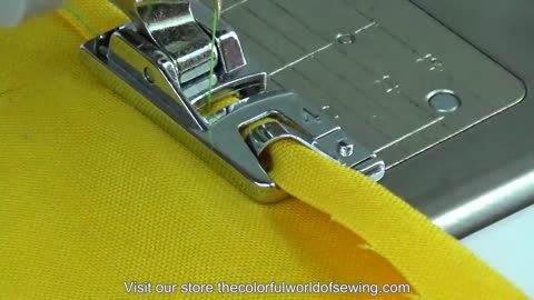 How To Sew Rolled Hems with the Narrow Hemmer Foot