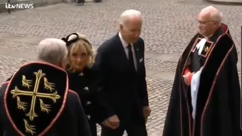 CRAZY: Joe Biden pokes member of church