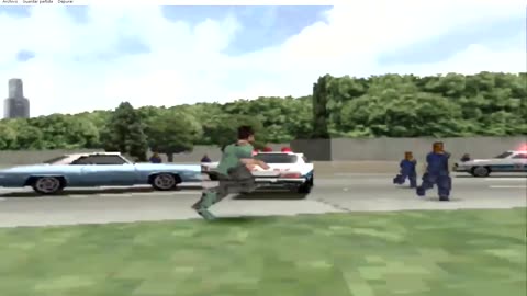 High speed chase of a 1972 Oldsmobile 442 car in Chicago in Driver 2 part 5