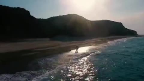 Sea beach walking