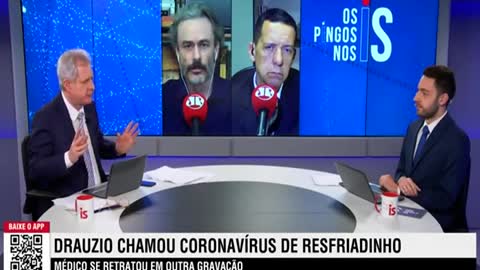 Drauzio Varella já chamou covid 19 de 'resfriadinho'