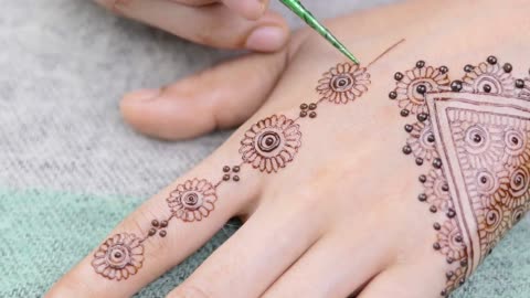 Traditional mehndi