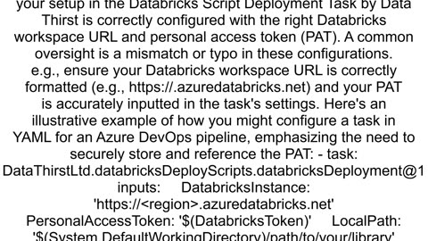 Azure DevOps CD Pipeline to Deploy Library to Databricks DBFS 403 Forbidden Error