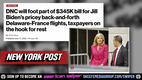 DNC Manager Says Jill Biden Will 'Take It Out of the General DNC Account' to Pay for Personal Trip