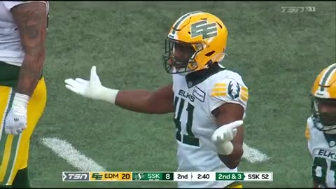 Edmonton Elks vs. Saskatchewan Roughriders - Week 9 Full Game 2024