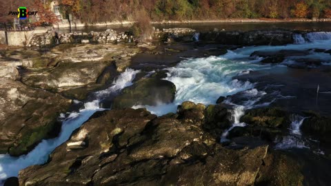 181029 Rheinfall Neuhausen - Niedrigwasser Oktober 2018