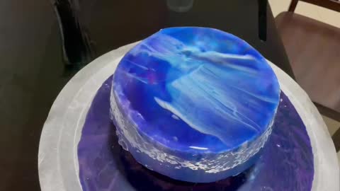 First Time I Did Glaze Mirror Cake