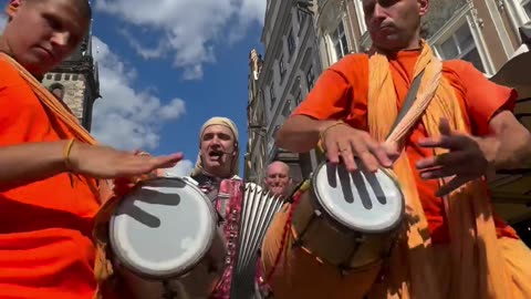 Harinam Sankirtan in Prague, Czech Republic June 2024