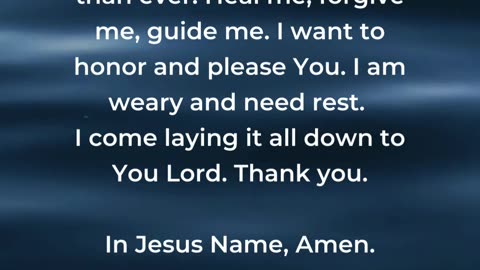 Prayer is powerful and it's in it we find peace and freedom that can only come from Jesus. 🙌🏽