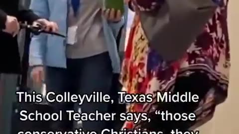 WATCH: Texas Teacher Caught On Video Wishing DEATH Upon 'Conservative Christians'