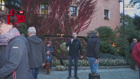 18.10.2021 Stiller Protest auf dem Stadtring in Zittau