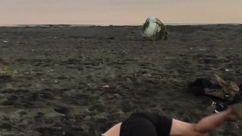 Attempted Gainer Flip Ends With Face Full Of Sand