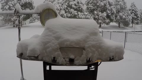 Snow Time Lapse In Sevierville