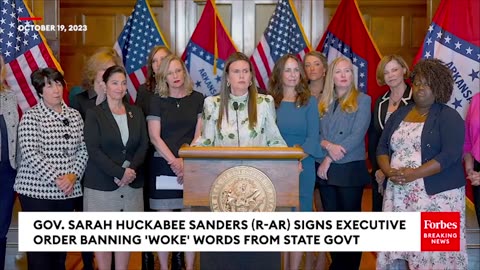 BREAKING: Arkansas Governor Sarah Huckabee Sanders signs Executive Order BANNING "woke nonsense"