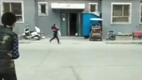 Funny football kick