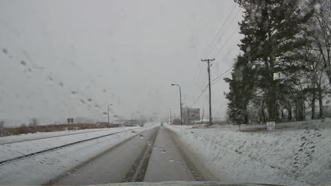 Baraboo Snow Globe, Dec 28, 2021