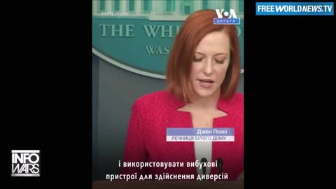 Vid: Jen Psaki Warns Russia False Flag Coming Soon to Start WW3